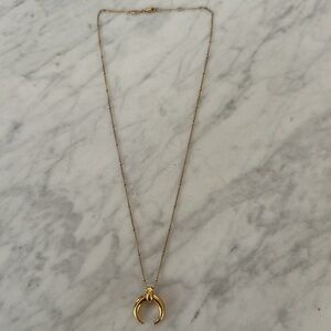 Missoma Lucy Williams Gold Large Horn Necklace